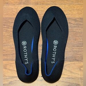 Rothy's Black and Blue Women's Flats